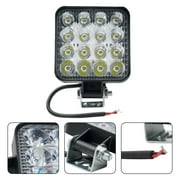 1Pcs 48w 16LED Car Work Light Pod Lighting Truck Off Road Tractor 12v LED Light Bar Mini LED Work Light Off Road Spotlight